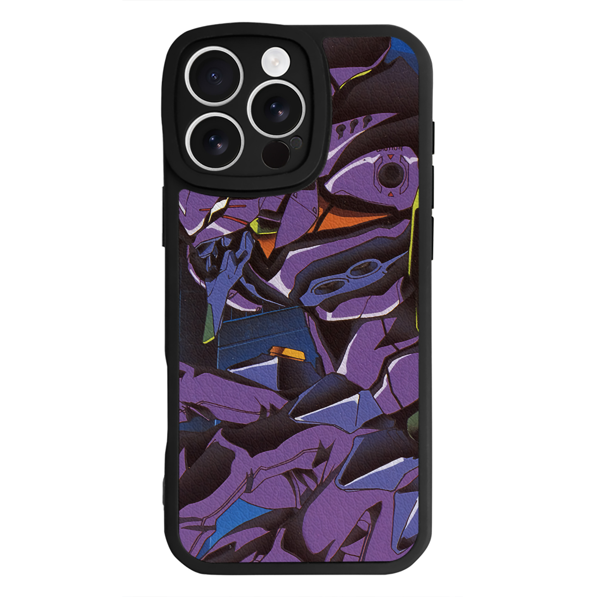 （画像用） EVA 新世紀エヴァンゲリオン 【iPhone 16シリーズ対応】シリコンスマホケース（レザー調） 材質：シリコン